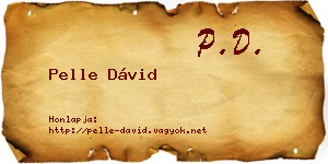 Pelle Dávid névjegykártya